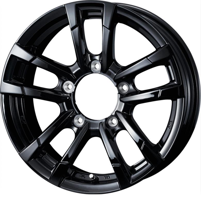 WEDS ADVENTURE PRODITA HC2 1655+22 5-139.7 BLK ジムニー JB64対応 