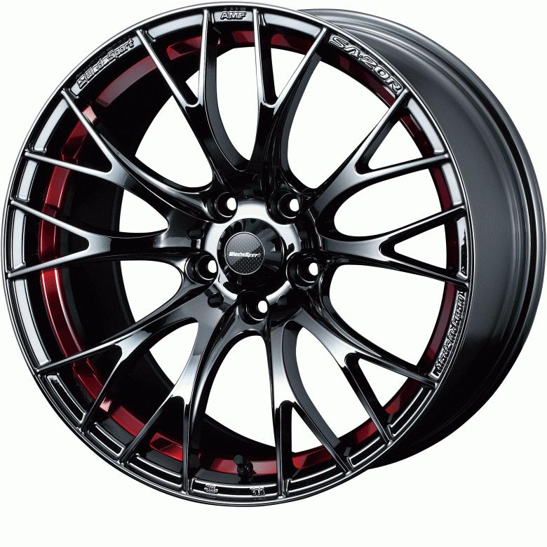 【セット2/2】WedsSport SA-20R RLC18インチアルミホイール WEDS WedsSport SA-20R 1875+45 5-114.3 RLC weds アルミ