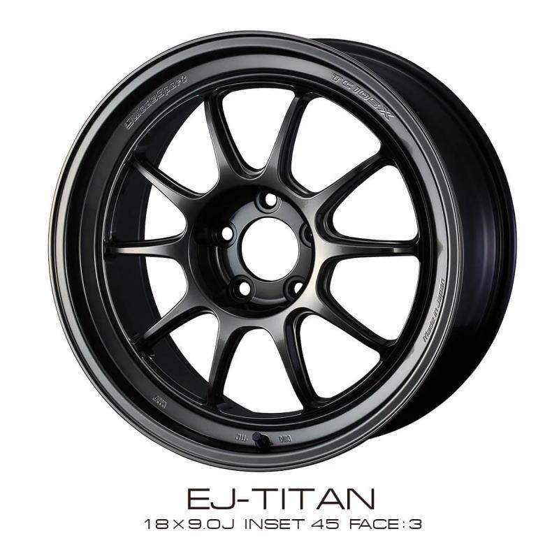 WEDS（ウェッズ） WedsSport TC-105X DSR 18100+20 5-114.3 EJ-TITAN