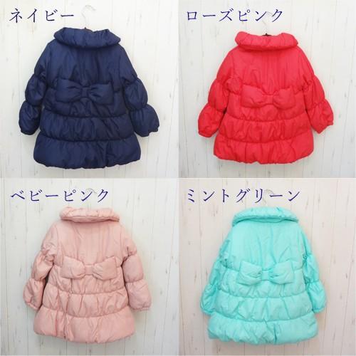 天使のコート【子供服】【女の子】後ろリボン♪お上品なお姫様コート♪ロング　アウター　９０ｃｍ〜１６０ｃｍ |  | 01