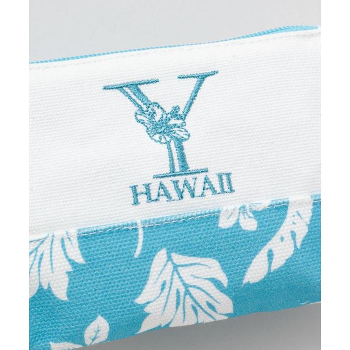 【メール便送料無料】アロアロイニシャルポーチ/ハワイ/ハイビスカス/プレゼント/コスメポーチ/HAWAII |  | 16