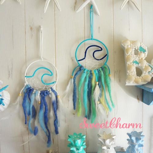 メール便発送】【Lサイズ】ナミドリームキャッチャー/ウェーブ/波  