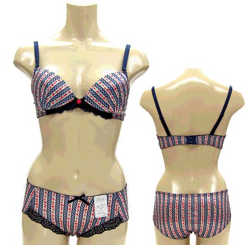 はなさん専用　ブラジャー3点セット（ストライプ・花柄・無地） はなさん専用 ブラジャー3点セット（ストライプ・花柄・無地