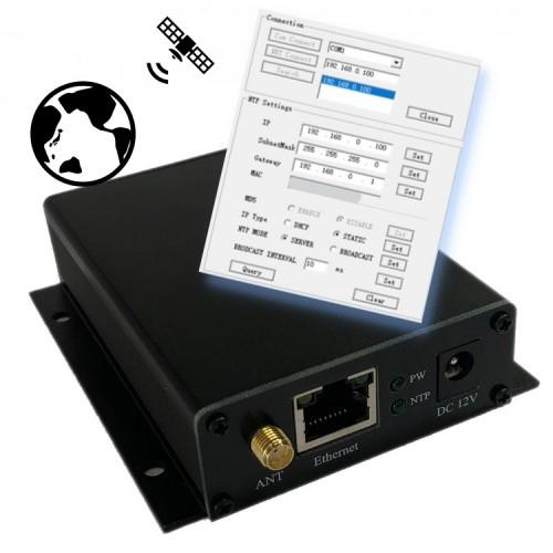 GPS NTPネットワークサーバー FC-NTP-100 ネットワーク全体の正確な時刻同期に｜scan3｜03