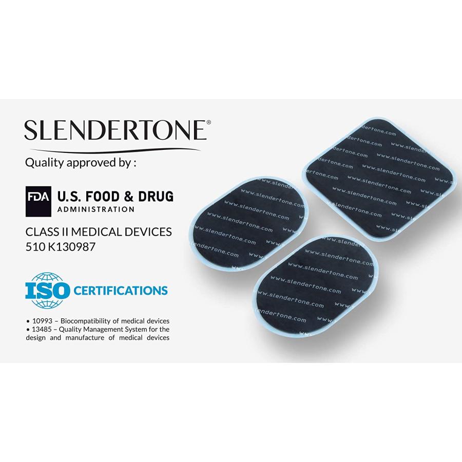 スレンダートーン 交換パッド 正規 3枚入り 1箱 正規品 全て対応 送料無料 SLENDERTONE 腹筋 ベルト 専用パッド SLT-PAM｜scarab2｜03