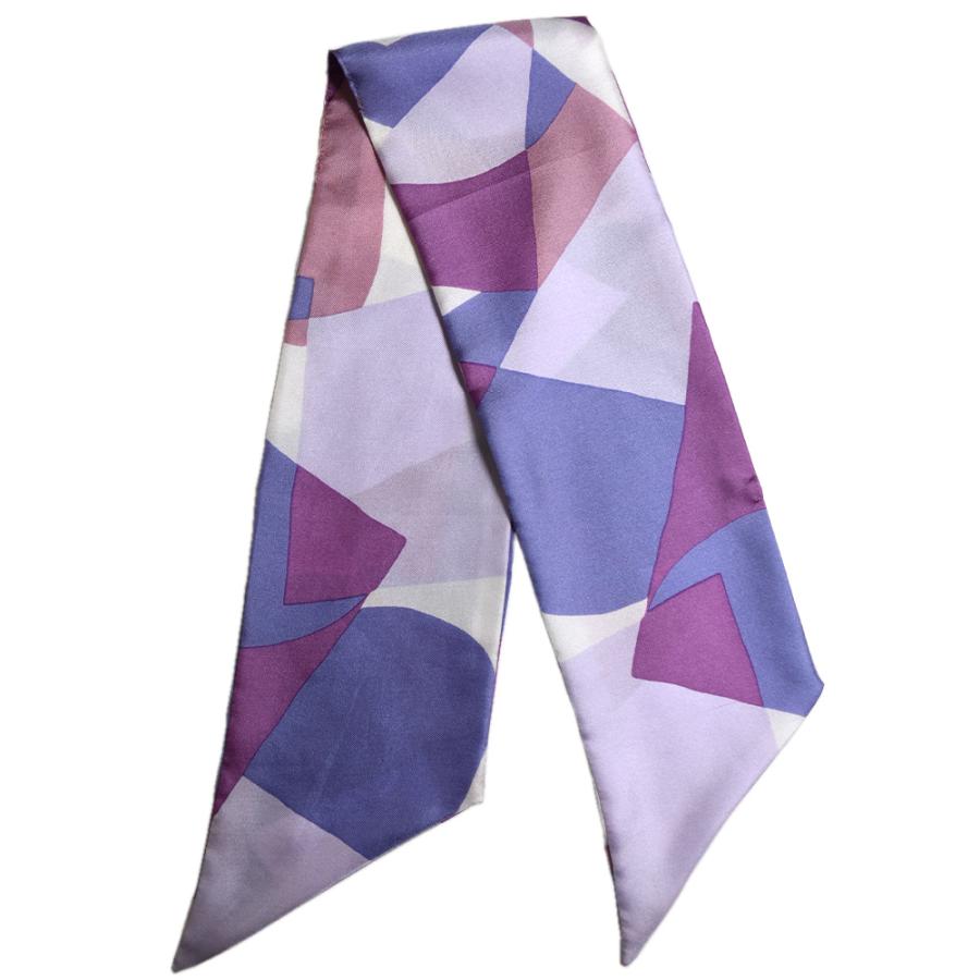 レディース スカーフ シルク100% 絹 日本製 ナロー 細い ツイリー