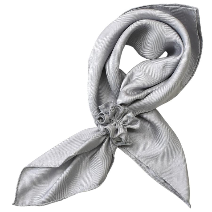 スカーフ シルク100％ ヘリンボン ジャカード ギフト 日本製