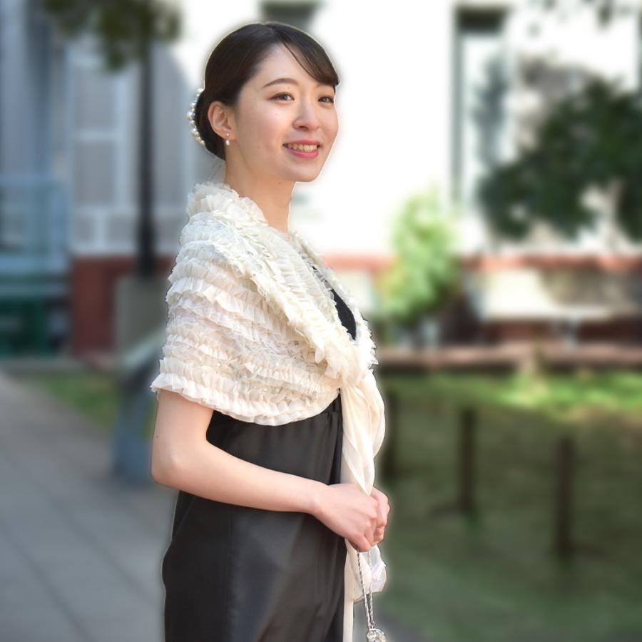 レディース ストール ショール フォーマル オケージョン パーティー 冠