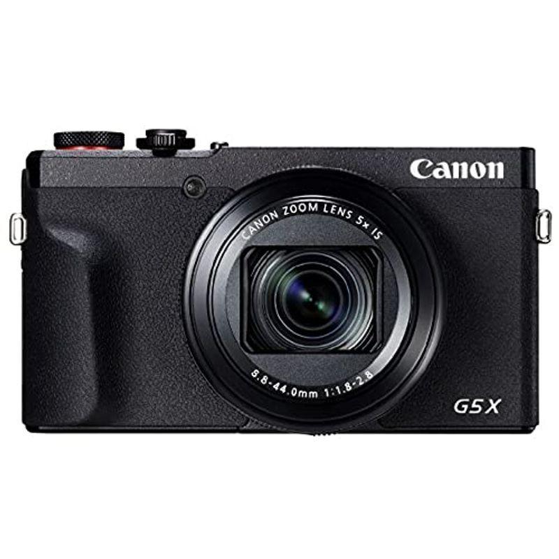 Canon コンパクトデジタルカメラ PowerShot G5 X Mark II ブラック 1.0型センサー/F1.8レンズ/光学5倍ズー｜scarlet2021