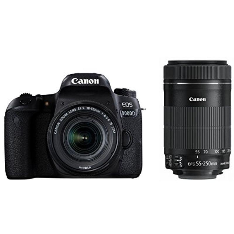 デジタルカメラ Canon EOS 9000D + EF-S 55-250mm Canon デジタル一眼レフカメラ EOS 9000D ダブルズームキット EF-S18