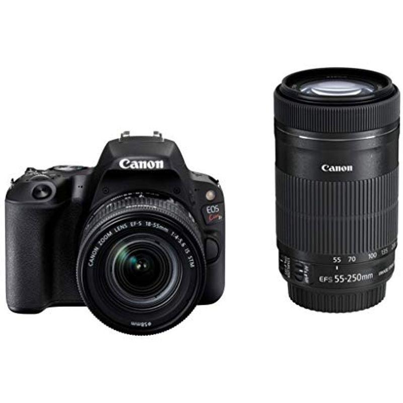Canon デジタル一眼レフカメラ「EOS Kiss X9」ダブルズームキット (ブラック) EOSKISSX9BK-WKIT