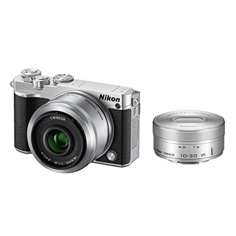 Nikon ミラーレス一眼 Nikon1 J5 ダブルレンズキット シルバー J5WLKSL 