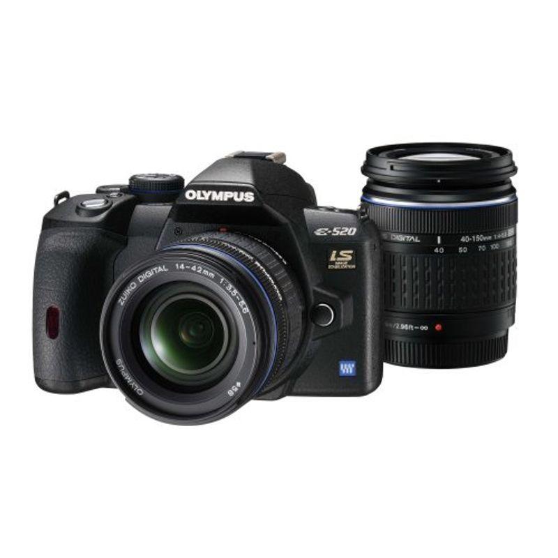 OLYMPUS デジタル一眼レフカメラ E-520 ダブルズームキット E-520WKIT｜scarlet2021