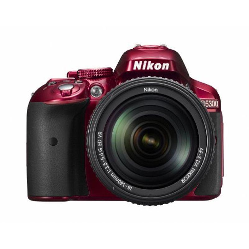 Nikon デジタル一眼レフカメラ D5300 18-140VR レンズキット レッド D5300LK18-140VRRD｜scarlet2021