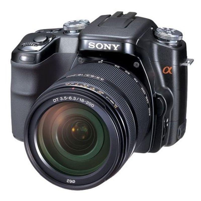 ソニー SONY デジタル一眼レフ α100高倍率ズームレンズキット DSLR-A100H ブラック｜scarlet2021