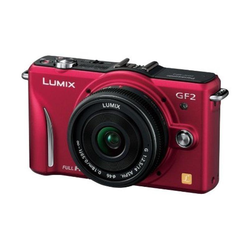 パナソニック 鏡鑑受け答え一眼写真機 GF2 水晶体一揃いの道具(14粍/F2.5ホットケーキ水晶体嘱する) フルハイビジョンムービー一眼 ファインレ