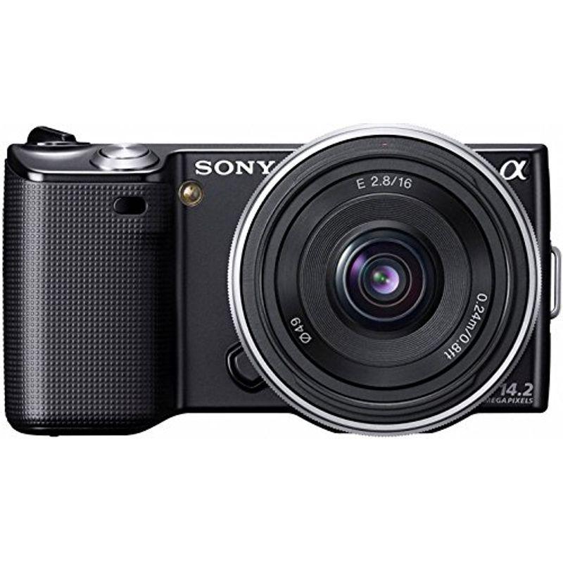 ソニー　SONY α NEX-5 レンズキット ブラック ＃A830 ソニー SONY デジタル一眼α NEX-5 薄型広角レンズキット ブラック NEX