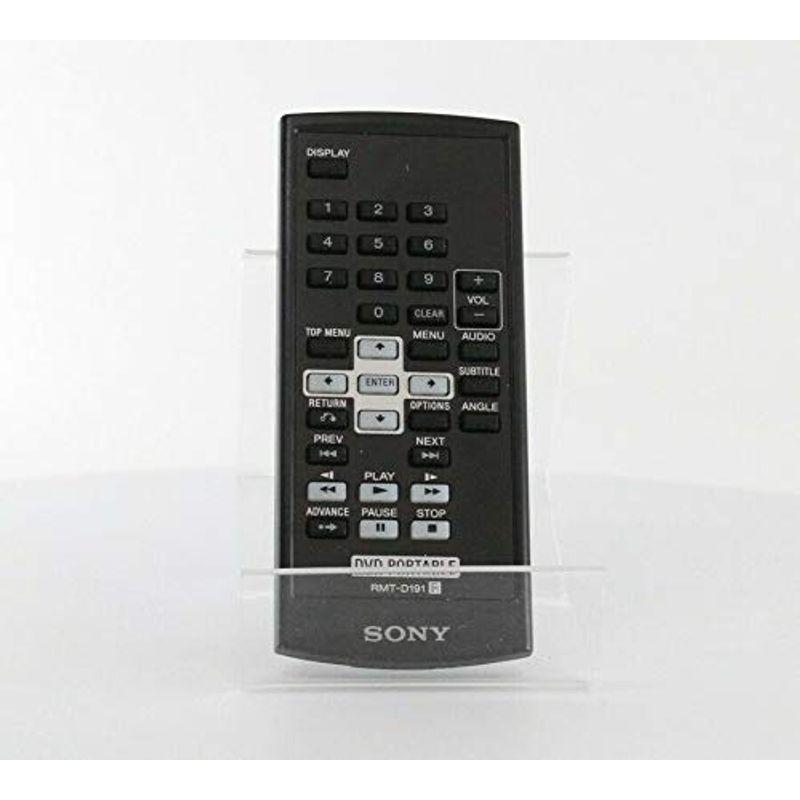 【中古】「非常に良い」SONY DVDリモコン RMT-D191 SONY DVD PORTABLEリモコン RMT-D191 : スカーレット2021 - 通販