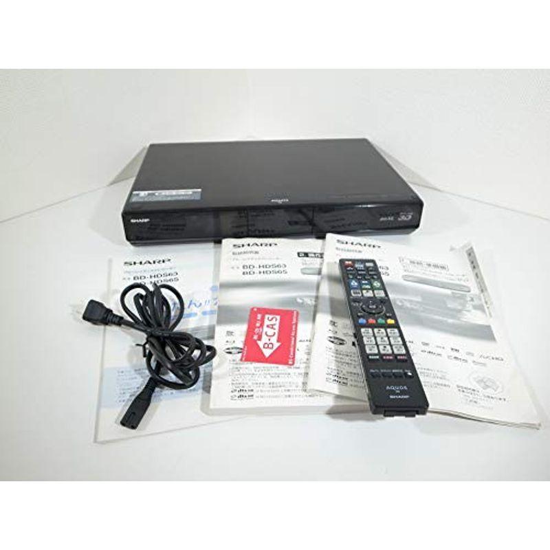 信託シャープ 320GB 1チューナー BD-HDS63 ブルーレイレコーダー AQUOS