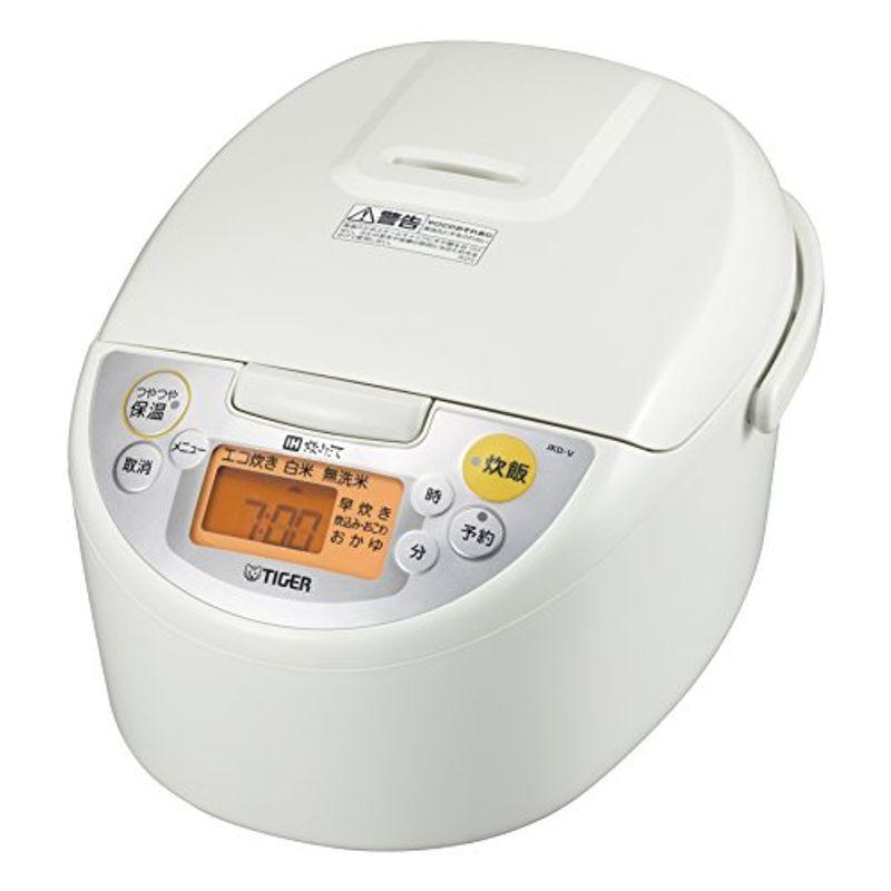 TIGER　JKD-V100-W　IH 炊飯器 炊きたて5.5合 タイガー 炊飯器 IH 5.5合 炊きたて ホワイト 炊飯 ジャー JKD