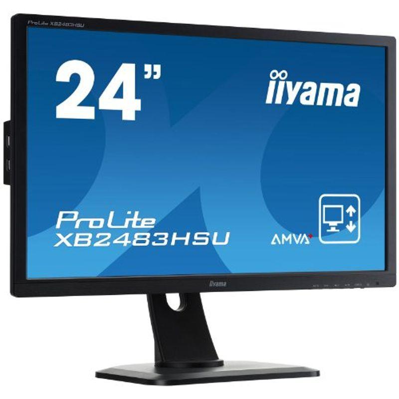 【中古】iiyama AMVA+パネル搭載 WLEDバックライト24型ワイド液晶ディスプレイ XB2483HSU-B1 iiyama AMVA+パネル搭載 WLEDバックライト24型ワイド液晶ディスプレイ