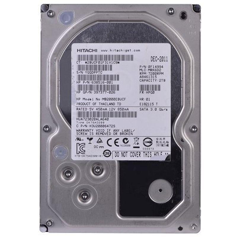 HGST/Hitachi Deskstar 7K3000 HDS723020ALA640 2TB 7200RPM 64MB Cache SA