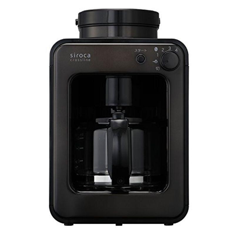 siroca 全自動コーヒーメーカー SC-A121 タングステンブラックガラス