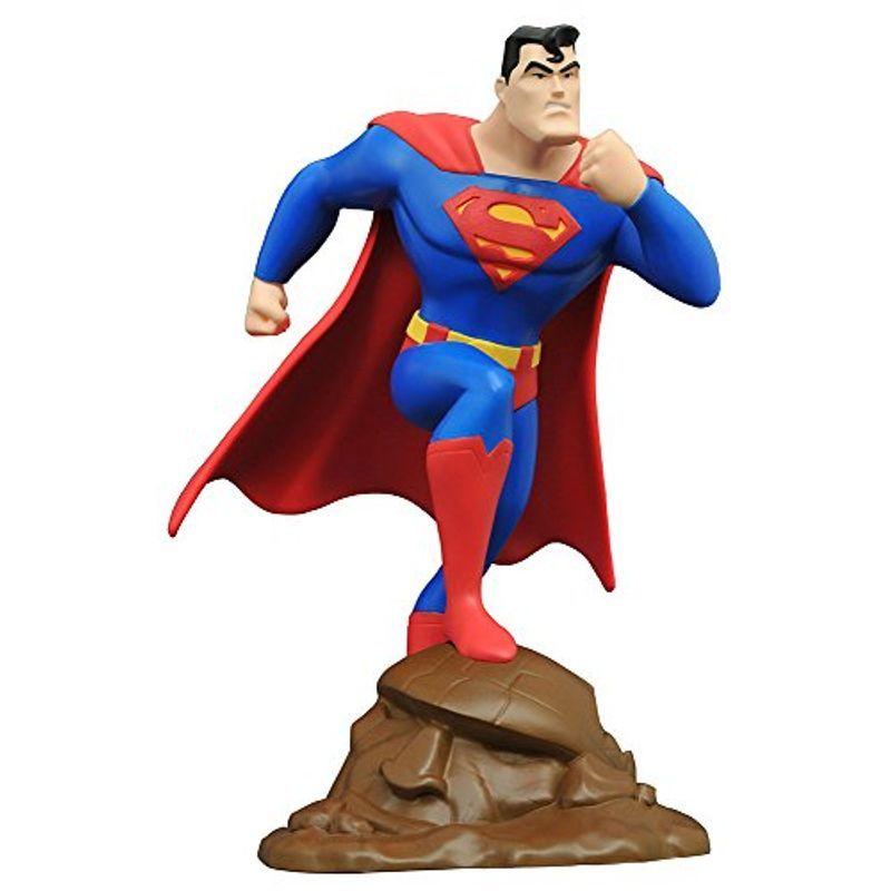 男の子向けプレゼント集結 完成品フィギュア 塗装済み プラスチック製 高さ約23センチ スーパーマン アニメイテッドpvcスタチュー スーパーマン Dcギャラリー アメコミ Aliuminium Lt