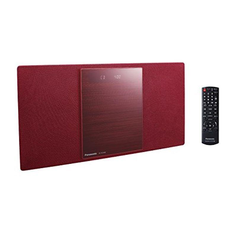 パナソニック ミニコンポ Bluetooth対応 レッド SC-HC400-R