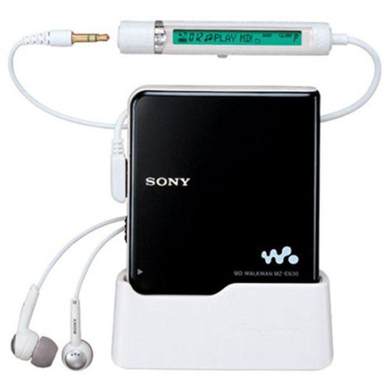 SONY MZ-E630 B MDウォークマン(黒いこと) オーディオ機器-MDデッキ