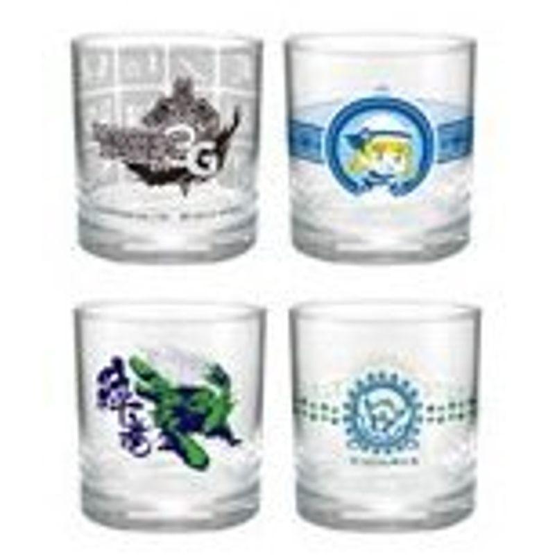 一番くじ モンスターハンター3（トライ）G J賞 グラス 全4種セット