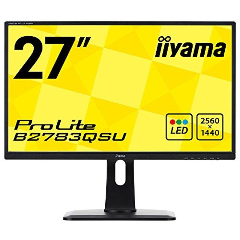 iiyama モニター ディスプレイ B2783QSU-B1 (27インチ/WQHD/TN/DisplayPort,HDMI,DVI-D/昇｜scarlet2021