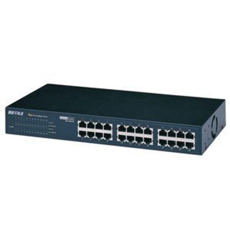 BUFFALO レイヤ2 Giga対応 ノン・インテリジェントスイッチ 24ポートモデル BS-G2024UR BUFFALO レイヤ2 Giga対応 ノン・インテリジェントスイッチ 24ポート