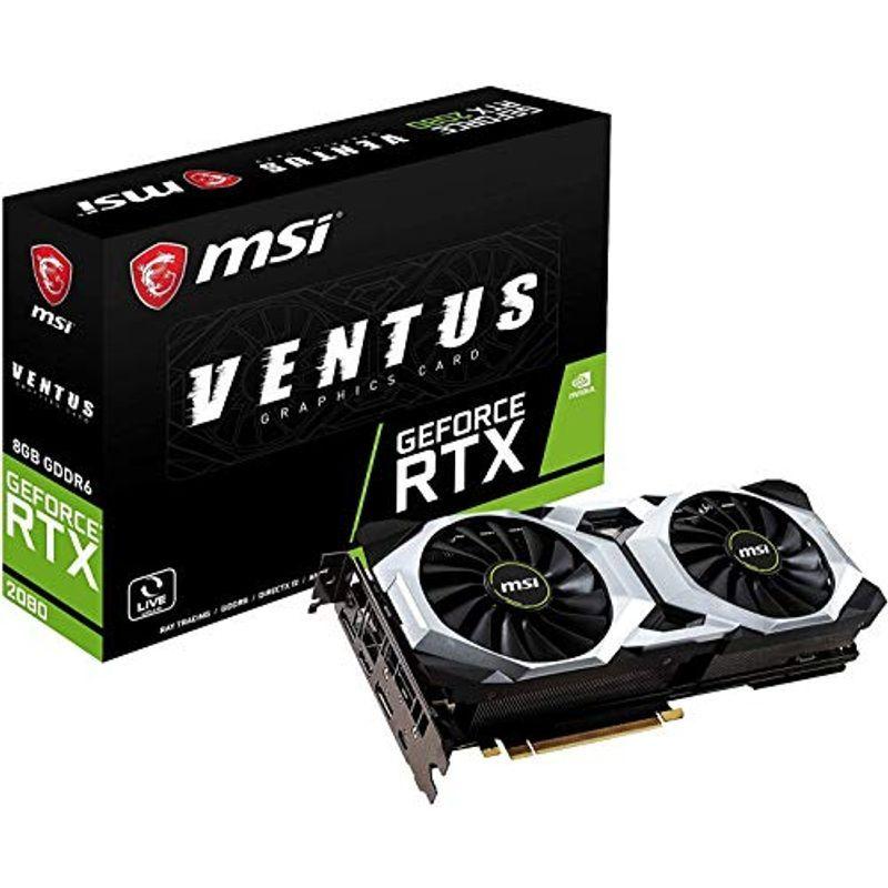 MSI GeForce RTX 2080 VENTUS 8G グラフィックスボード VD6833｜scarlet2021