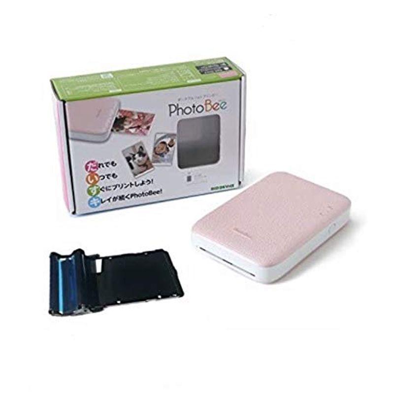 PhotoBee スマートフォトプリンター 本体 フォトプリンタ フィルム付き モバイルフォトプリンター本体1台