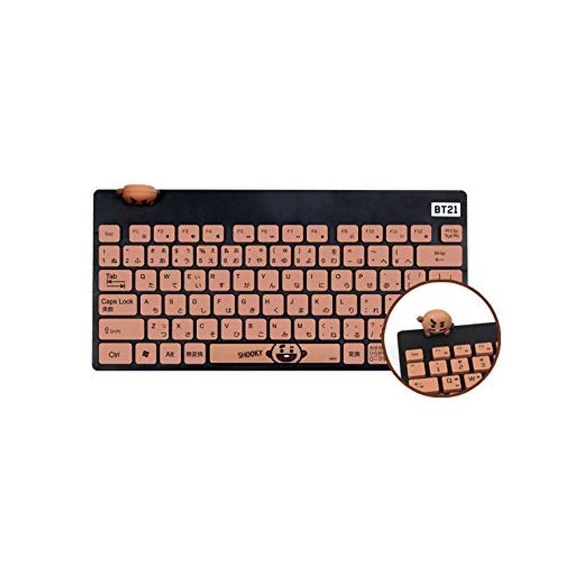 BTS 防弾少年団 BT21 WIRELESS SILENT KEYBOARD ワイヤレス キーボード 
