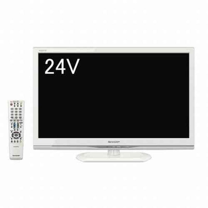 SHARP AQUOS ホワイト テレビ 24V Amazon | シャープ 24V型 ハイビジョン 液晶テレビ ホワイト AQUOS LC