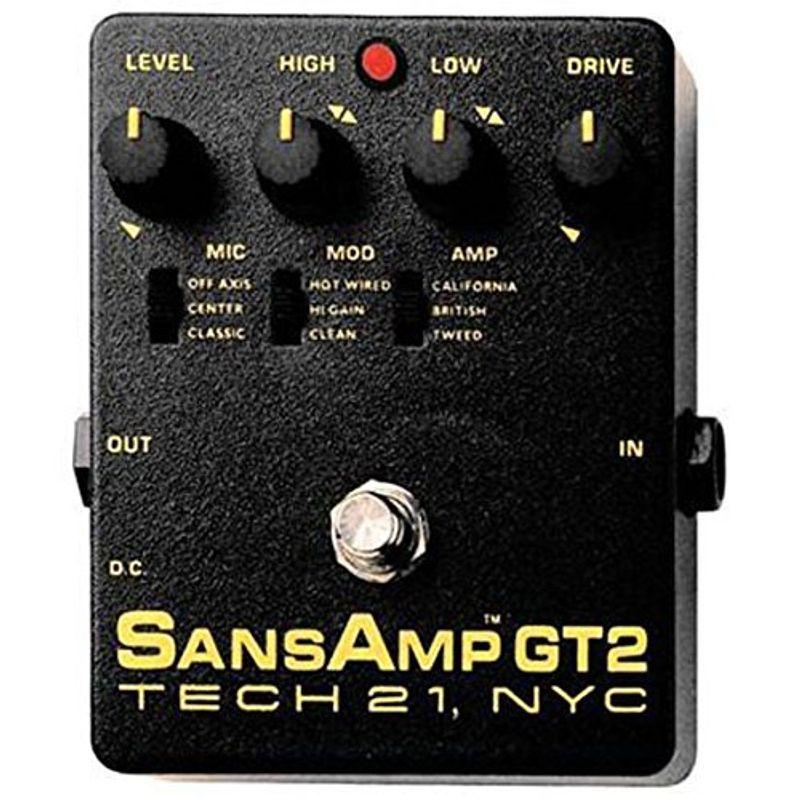 TECH 21 GT2 サンズアンプ SansAmpギター用アナログアンプシミュレーター \u0026 オーバードライブ/ディストーション国内正規品