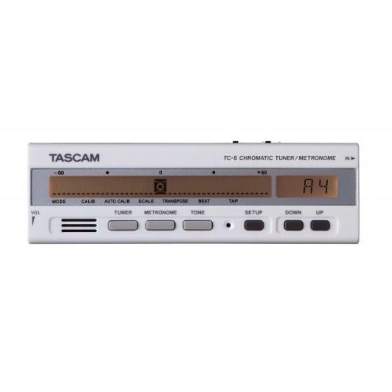 TASCAM クロマチックチューナー/メトロノーム TC-8 : スカーレット2021