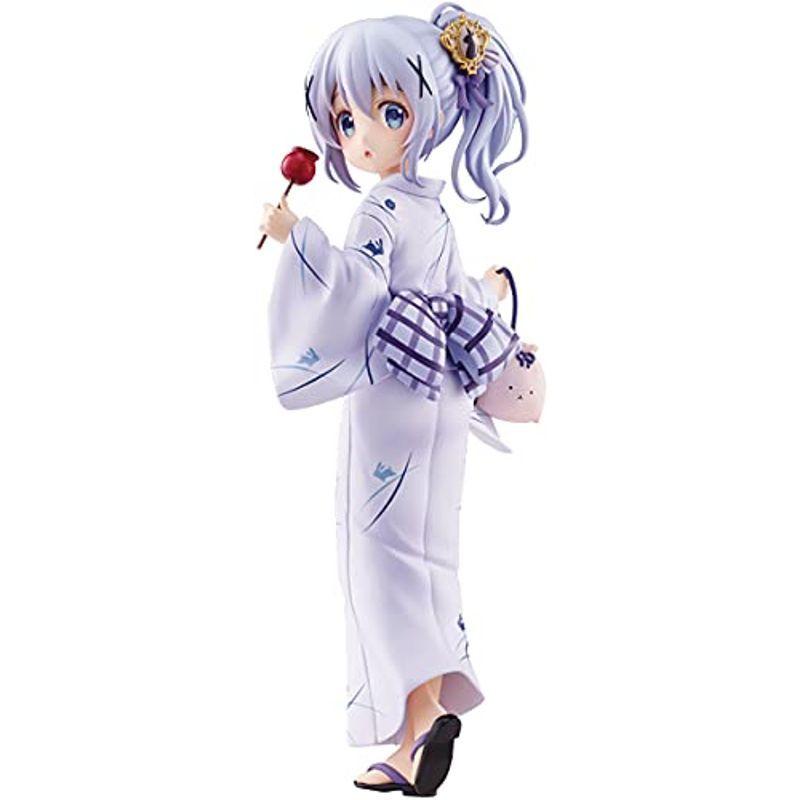 ピーエムオフィスエー ご申し付けるはうさぎですか？ BLOOM チノ(Summer Festival) 1/7規摸 PVC製 ペンキ塗り済み 為し終える品 フィギュア-フィギュア本体-ゲーム、おもちゃ