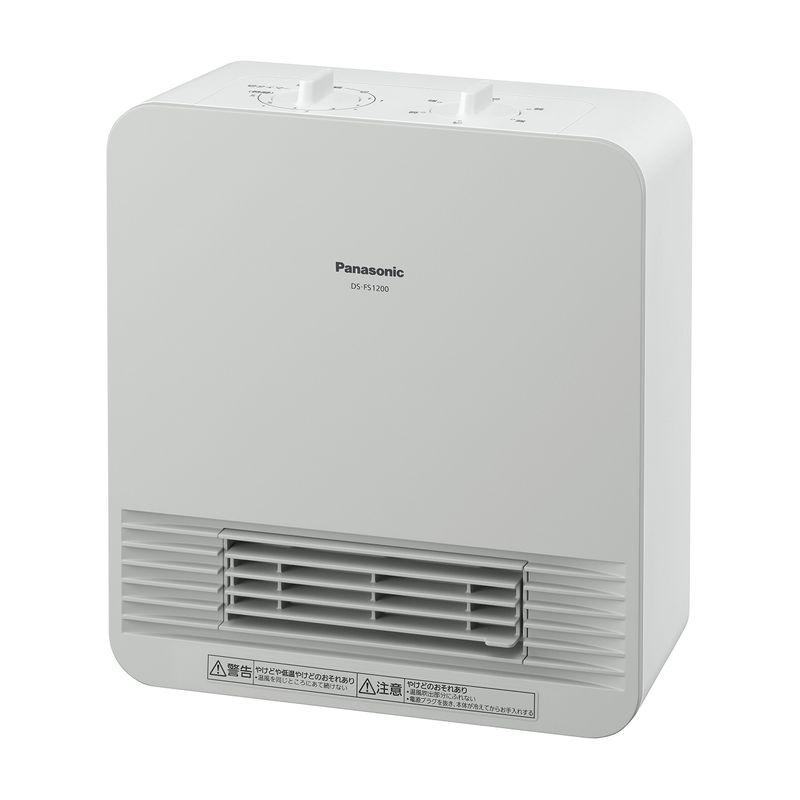 パナソニック セラミックファンヒーター 小型 防滴仕様 切タイマー付 ホワイト DS-FS1200-W | 