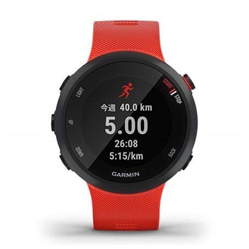 【新品未使用品】ガーミン ForeAthlete 45 Lava Red GARMIN(ガーミン) ForeAthlete 45 Lava Red 心拍 歩数 防水 軽量日本