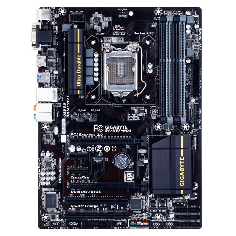GIGABYTE マザーボード intel H87 LGA1150 ATX GA-H87-HD3 
