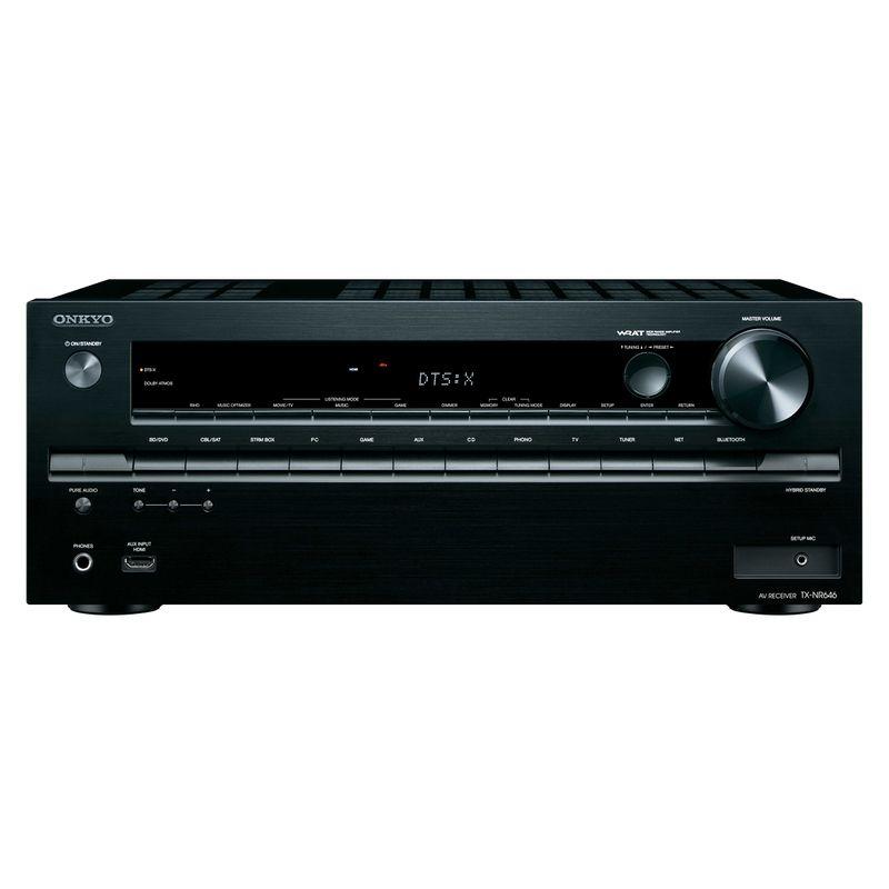 ONKYO 7.2ch対応AVセンター TX-NR646(B) : スカーレット2021 - 通販