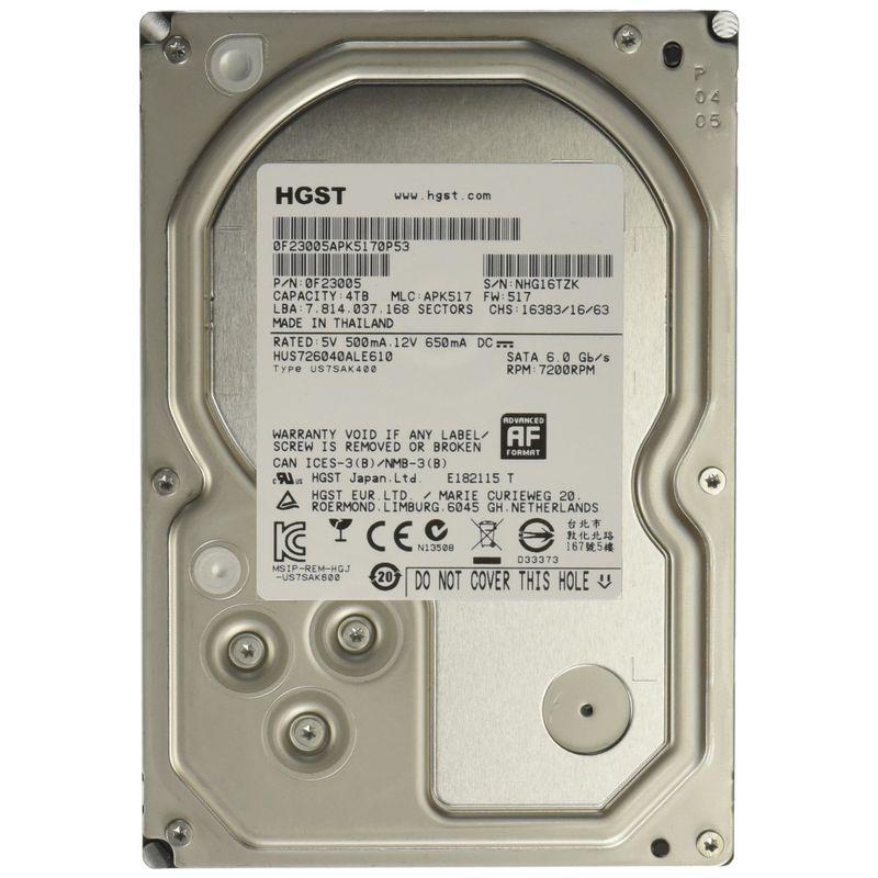 HGST Ultrastar 7?K6000?hus726040ale610?4?TB 3.5?& # 34?;内蔵ハード