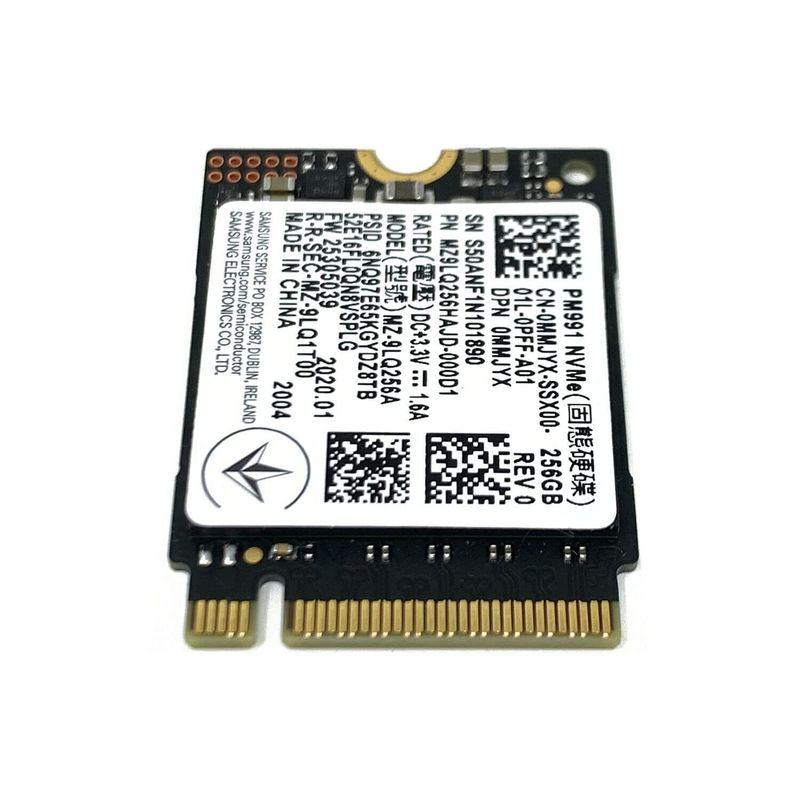 SAMSUNG CUK PM991 (MZ9LQ256HAJD) 256GB M.2 2230 PCIe NVMe 内蔵