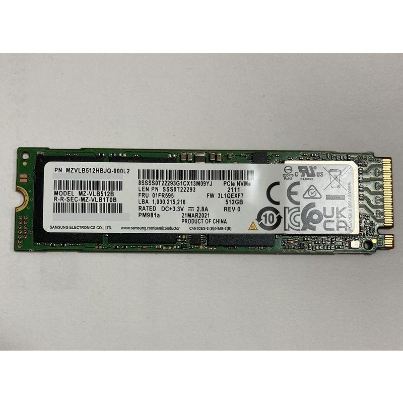 MZVLB512HBJQ-00000 サムスン 512GB PM981a SED 暗号化 M2 M.2 2280