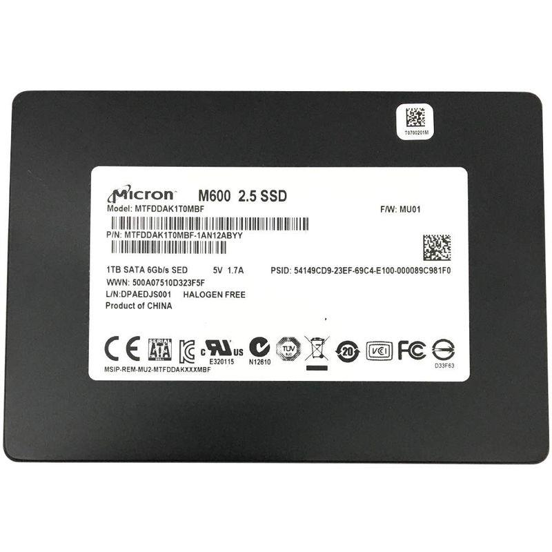 Micron M600 1TB SSD ソリッドステートドライブ SATA 6Gb/s