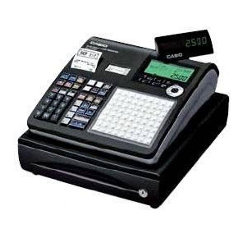 【中古品】カシオ　電子レジスター　TK-2500　ハンドスキャナー付 カシオ レジスター 4部門 ネットレジ 飲食店向け 小型ドロア TK-2500