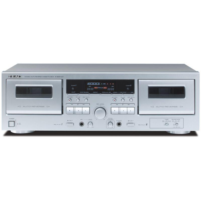 TEAC ダブルオートリバースカセットデッキ シルバー W-890RMK2-S